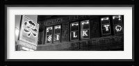 Pub lit up at night, Silky O'Sullivan's, Beale Street, Memphis, Tennessee Fine Art Print