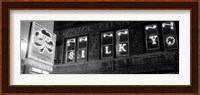 Pub lit up at night, Silky O'Sullivan's, Beale Street, Memphis, Tennessee Fine Art Print