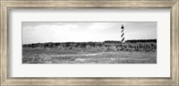 Lighthouse on the coast, Cape Hatteras Lighthouse, Outer Banks, North Carolina Fine Art Print