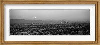 Buildings in a city, Hollywood, San Gabriel Mountains, City Of Los Angeles, California Fine Art Print