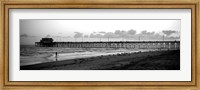 Pier in an ocean, Newport Pier, Newport Beach, Orange County, California Fine Art Print