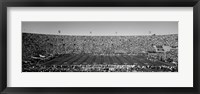 Football stadium full of spectators, Los Angeles Memorial Coliseum, California Fine Art Print