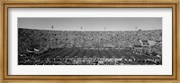 Football stadium full of spectators, Los Angeles Memorial Coliseum, California Fine Art Print