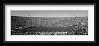 Football stadium full of spectators, Los Angeles Memorial Coliseum, California Fine Art Print