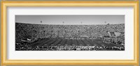 Football stadium full of spectators, Los Angeles Memorial Coliseum, California Fine Art Print