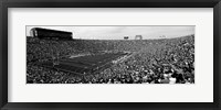 Football stadium full of spectators, Notre Dame Stadium, South Bend, Indiana Fine Art Print