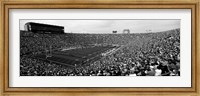 Football stadium full of spectators, Notre Dame Stadium, South Bend, Indiana Fine Art Print