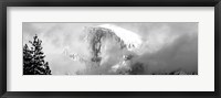 Mountain Covered With Snow, Half Dome, Yosemite National Park, California Fine Art Print