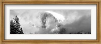 Mountain Covered With Snow, Half Dome, Yosemite National Park, California Fine Art Print