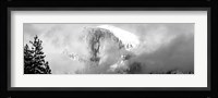 Mountain Covered With Snow, Half Dome, Yosemite National Park, California Fine Art Print