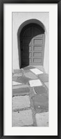 Multi-colored tiles in front of a door, Balboa Park, San Diego, California Fine Art Print