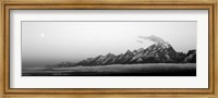 Teton Range Grand Teton National Park WY BW Fine Art Print