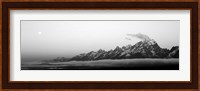 Teton Range Grand Teton National Park WY BW Fine Art Print