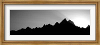 Sunset Teton Range Grand Teton National Park WY USA Fine Art Print