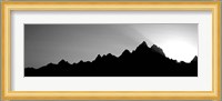 Sunset Teton Range Grand Teton National Park WY USA Fine Art Print