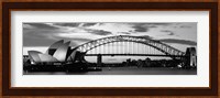 Sydney Harbour Bridge At Sunset, Sydney, Australia Fine Art Print