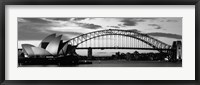 Sydney Harbour Bridge At Sunset, Sydney, Australia Fine Art Print