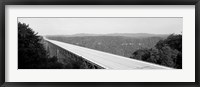 West Virginia, Route 19, High angle view of New River Gorge Bridge Fine Art Print