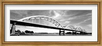 Low angle view of a bridge, Centennial Bridge, Davenport, Iowa Fine Art Print