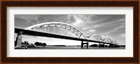 Low angle view of a bridge, Centennial Bridge, Davenport, Iowa Fine Art Print