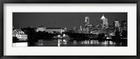 Philadelphia, Pennsylvania (black & white) Framed Print