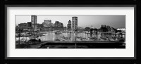 Inner Harbor, Baltimore, Maryland BW Fine Art Print