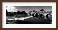 Thirteen Arch Bridge over the River Funshion, Glanworth, Ireland Fine Art Print