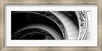 Spiral Staircase, Vatican Museum, Rome, Italy BW Fine Art Print