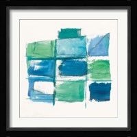 131 West 3rd Street Square III on White Fine Art Print