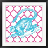 Bright Menagerie Monkey Fine Art Print