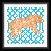 Bright Menagerie Tiger Fine Art Print