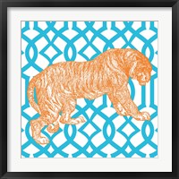 Bright Menagerie Tiger Fine Art Print