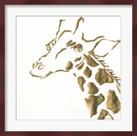 Gilded Giraffe Fine Art Print