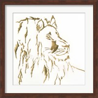 Gilded Lion Fine Art Print
