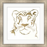 Gilded Lioness Fine Art Print