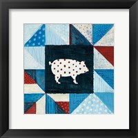 Modern Americana Farm Quilt V Fine Art Print