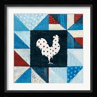 Modern Americana Farm Quilt VII Framed Print