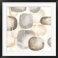 Neutral Stones III Framed Print