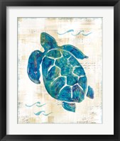 On the Waves VI Framed Print