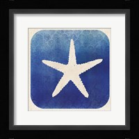 Watermark Starfish Framed Print