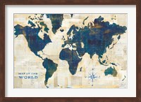 World Map Collage Fine Art Print