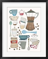 Coffee Chart I Framed Print