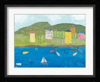 Coastal Harbor II Framed Print