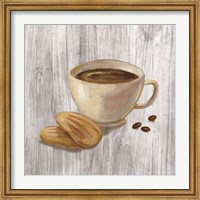 Coffee Time II on Wood Fine Art Print