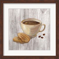 Coffee Time II on Wood Fine Art Print