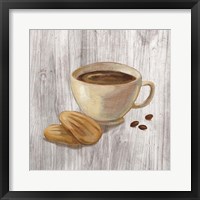 Coffee Time II on Wood Framed Print