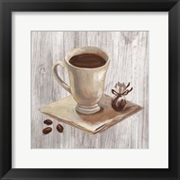 Coffee Time IV on Wood Fine Art Print