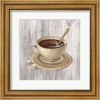 Coffee Time VI on Wood Fine Art Print