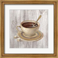 Coffee Time VI on Wood Fine Art Print