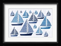 Sunday on the Coast I Framed Print